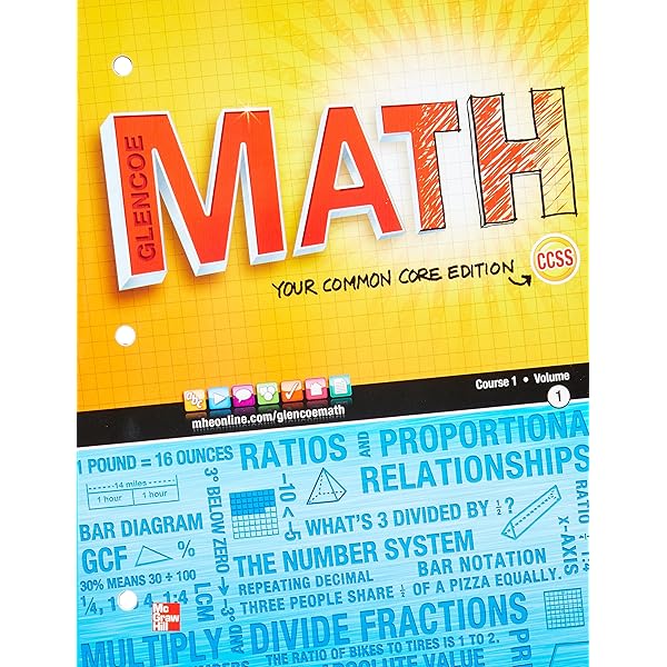 Amazon.com: Glencoe Math, Course 1, Student Edition, Volume